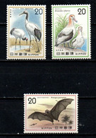 Japon YT 1136-1138 Neuf Sans Charnière XX MNH Oiseau Bird - Ongebruikt