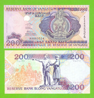 VANUATU 200 VATU 1995  P-8a  UNC - Vanuatu