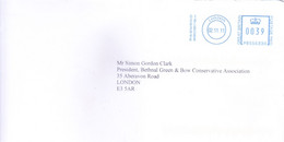 GREAT BRITIAN : METER FRANKING : YEAR 2011 : COVER POSTED FROM LONDON FOR DOMESTIC DESTINATION - Covers & Documents