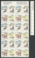 B64-60 CANADA 1988 Crippled Children Easter Seals Sheet A MNH - Local, Strike, Seals & Cinderellas