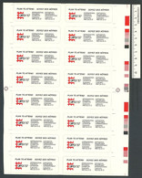 B64-66 CANADA CAPEX'87 Philatelic Exhibition Sheet Of 16 MNH Trimmed - Local, Strike, Seals & Cinderellas