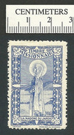B65-37 CANADA Quebec Timbre Missionnaire Religious Madonna Stamp MH - Local, Strike, Seals & Cinderellas