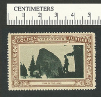 B65-70 CANADA Vancouver Golden Jubilee 1936 MNH Peak Of The Lions - Viñetas Locales Y Privadas