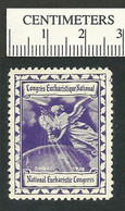 B65-85 CANADA Quebec 1938 National Eucharistic Congress Purple MNG - Werbemarken (Vignetten)