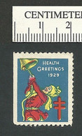 B66-22 CANADA Christmas Seal 1929 English MNH - Vignettes Locales Et Privées