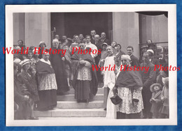 Photo Ancienne - ALFORT - Inauguration De L' Eglise SAINT AGNES - Cardinal Verdiere & Abbé David - 1933 - Enfant Maisons - Places