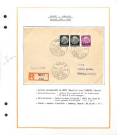 57 - MOSELLE- METZ  -  Lettre Recommandée Du 29/10/40 - Lothringen  - Alsace Lorraine  - Descriptif Sur Scan - Andere & Zonder Classificatie