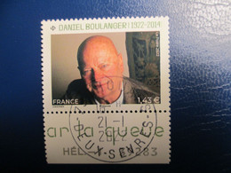 2022 Daniel BOULANGER Oblitéré Premier Jour Cachet Rond 21/01/2022 - Gebraucht