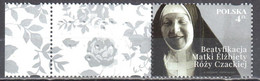 Poland 2021 - Beatification Of Mother Elżbieta - Mi.5324 + Label - MNH(**) - Ungebraucht