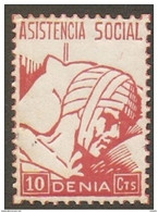 LOTE 2112  ///  (C190) DENIA  ASISTENCIA SOCIAL **MNH - Republikanische Ausgaben