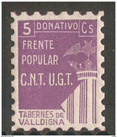 LOTE 2112  ///  (C100) TABERNAS DE VALLDIGNA FESOFI Nº1 **MNH - Republikeinse Uitgaven