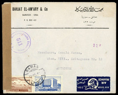 1950, Syrien, 594, 598, Brief - Syria