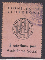 LOTE 2112A  ///  (C105) GUERRA CIVIL   CORNELLA (BARCELONA) Nº 415 CAT. G.GUILLAMON - Nº 3 CAT. SOFIMA/FESOFI - Emissioni Repubblicane