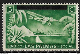 LOTE 2112A  //  (C060) ESPAÑA PATRIOTICOS -  EMISIONES REPUBLICANAS LAS PALMAS  - EDIFIL Nº: 44 - Republican Issues