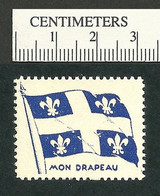 B66-62 CANADA Quebec Flag Mon Drapeau Patriotic MNH - Vignettes Locales Et Privées