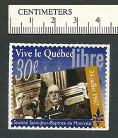 B66-64 CANADA 1997 SSJB Vive Le Quebec Libre MNH - Local, Strike, Seals & Cinderellas