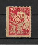 LOTE 2112B  ///  ( C245)  PSU, Pro Madrid, 10c Rojo, Domènech 703, *MH - Nationalistische Uitgaves