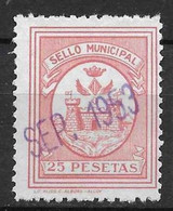 LOTE 1891 D ///  ESPAÑA  SELLO MUNICIPAL 1953     ¡¡¡¡¡ LIQUIDATION !!!! - Steuermarken