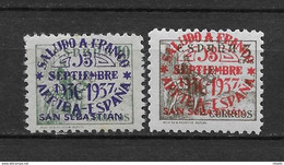 LOTE 2112B  ///   (C100) SAN SEBASTIAN  //  FESOFI Nº 41 Y 42   **MNH     ¡¡¡ LIQUIDATION !!! - Emisiones Nacionalistas