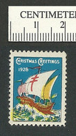 B67-16 CANADA Christmas Seal 1928 English MNH - Vignettes Locales Et Privées