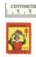 B67-17 CANADA Christmas Seal 1931 French MNH - Vignette Locali E Private