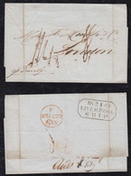 Brazil Brasil 1843 Ship Letter PERNAMBUCO To LIVERPOOL England By S/S EMILY - Prefilatelia