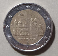 2014 -  GERMANIA  - MONETA IN EURO  -  (COMMEMORATIVA)   DEL VALORE DI 2,00  EURO - USATA - Duitsland