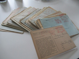 CSSR / Tschechoslowakei Belegeposten 97 Belege Aus Dem Bedarf!! 1930er - 40er AFS / Absenderfreistempel - Collections (sans Albums)