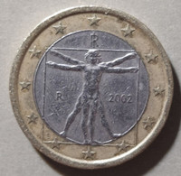 2002 - ITALIA REPUBBLICA - MONETA IN EURO -  DEL  VALORE DI 1,00  EURO - USATA - Italie