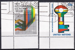 UNO NEW YORK 1980 Mi-Nr. 340/41 O Used - Aus Abo - Usados