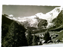 Saas - Fee. Allalinhorn - Alphubel - Täschhorn. Alte AK S/w. Ungel. 1939. Panoramablick über Den Ort Auf Gebir - Saas Im Prättigau