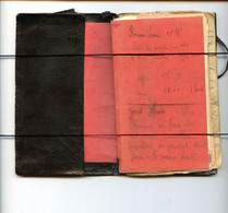 Livret Document, Manuscrit Carnet 40 Pages De Route Campagne, Mémoires, Témoignages De Poilus. 1914 1918 - Historical Documents