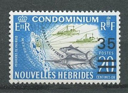 New Hébrides 1970  N° 298 * Neuf MH Légère Trace C 2 € Poissons Fishes Pêche Et Carte Bateau Chalutiers Boats Ships - Nuevos