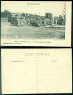 France 1914 Carte Postale Cirey-sur-vesouze Voitures Et Mitrailleurs Prises Aux Allemands Pas Envoyée - Cirey Sur Vezouze