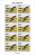 Burundi 2022, Animals, Bird Of Prey, Sheetlet - Unused Stamps