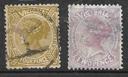 Australie Victoria    N° 119  Et 122           Oblitérés    B / TB     - Used Stamps