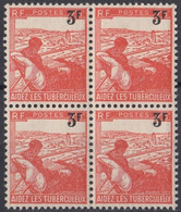 1946 FRANCE N** 750  MNH Bloc De 4 - Nuovi