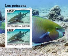 Burundi 2022, Animals, Sharks, Block - Nuevos