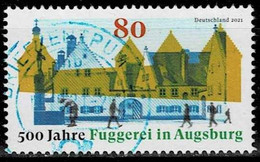 Bund 2021,Michel# 3621 O 500 Jahre Fugger In Augsburg - Oblitérés