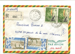 CAMEROUN 1976  - Affranchissement Sur Lettre Recommandée Par Avion - - Cameroun (1960-...)