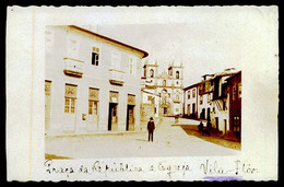 VILA FLOR - Praça Da Republica E Egreja.  Carte Postale - Bragança