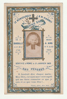 Le Bienheureux J.B.M. VIANNEY - Souvenir D'ARS - Ses Pensées - Photo VERNU Ars Ain 01 - 1905 - Devotion Images