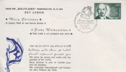 Enveloppe  ISRAEL   Joyeux  Noël   BET  LEHEM   1967 - Covers & Documents