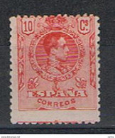 SPAGNA:  1909/22  ALFONSO  XIII°  -  10 C. ROSA  ROSSO  N. -  YV/TELL. 244 - Nuevos