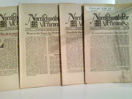 Nordschwäbische Chronik. 4 Hefte - Allemagne (général)