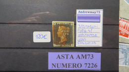 UNITED KINGDOM- NICE PENNY BLACK - 3 1/2  MARGINS- PL. 4 ?- RED MALTESE - Used Stamps