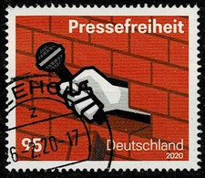 Bund 2020,Michel# 3515 O Pressefreiheit - Usados