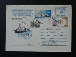 Entier Postal Stationery Pêche à La Baleine Whale Fishing Roumanie Romania 98300 - Arctic Tierwelt