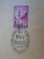 ZA388.18  Hungary  A Nép Ipara A Nép Ereje  - Communist Propaganda 1948  BNV Budapest  Nemzetközi Vásár - Postmark Collection