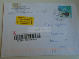 ZA387.10  Hungary Registered Cover  - Avis De Réception - Notice Of Receipt - Cancel  2008 Buzsák Mayor's Office - Cartas & Documentos